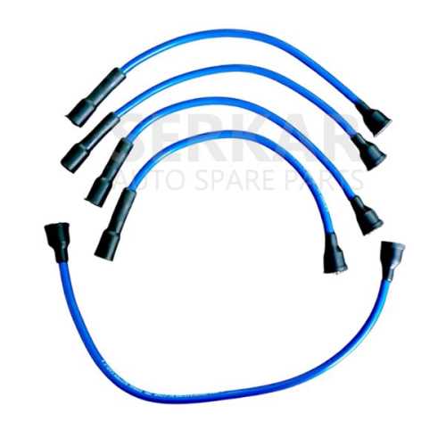 R12 BUJİ KABLOSU TAKIM PERFORMANS MAVİ